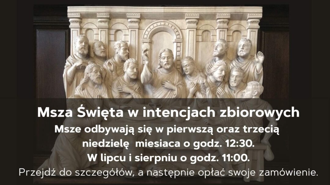 Msza święta zbiorowa - Wpłata 500zł